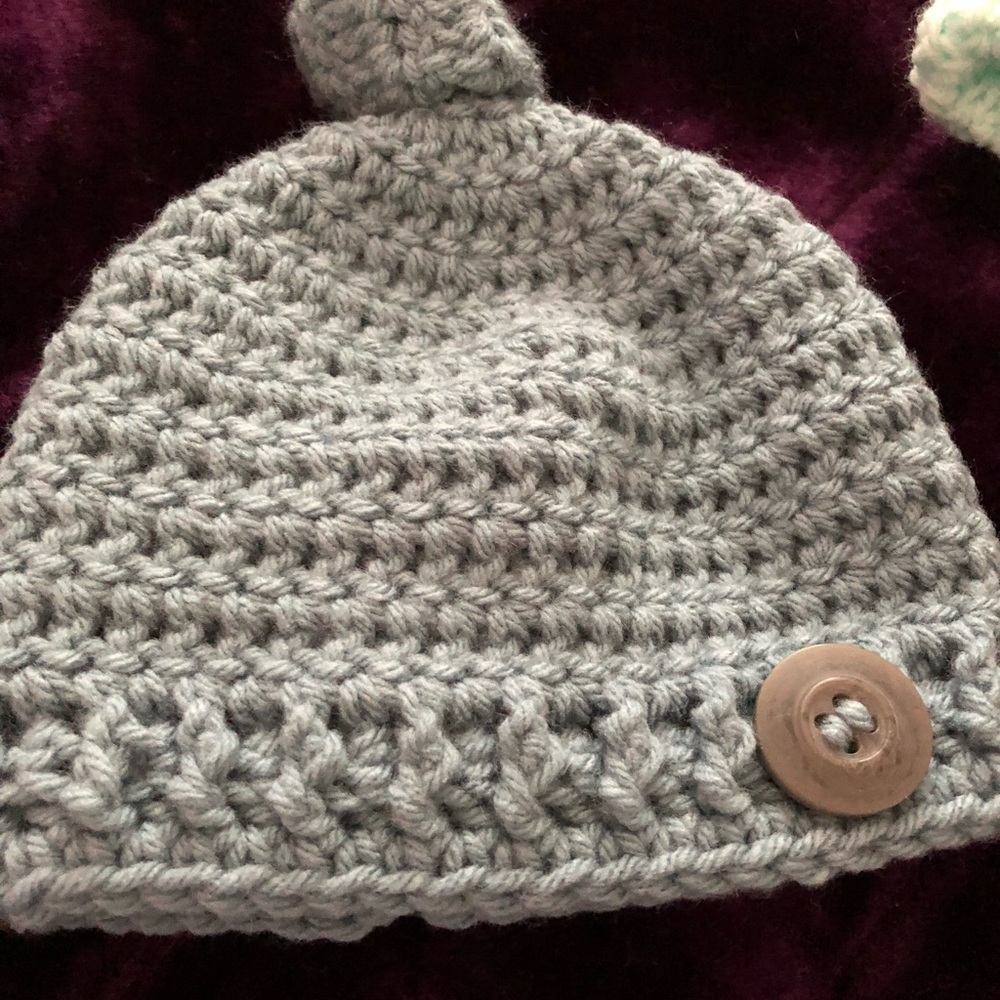 Baby handmade crochet hats